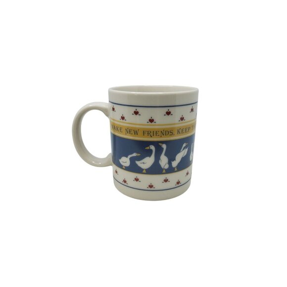 Dicksons, Inc. Other - Vintage 1987 Dicksons Ceramic Mug With "Make New Friends Keep The Old" Goose Des